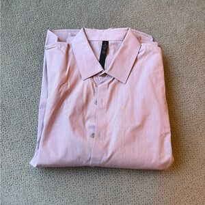 Lululemon Men's Pink Dress Shirt